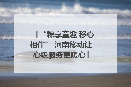 “粽享童趣 移心相伴” 河南移动让心级服务更暖心