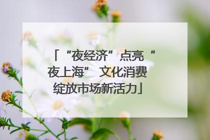 “夜经济”点亮“夜上海” 文化消费绽放市场新活力