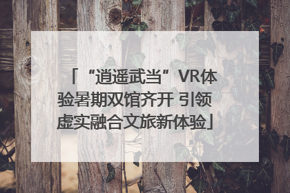 “逍遥武当”VR体验暑期双馆齐开 引领虚实融合文旅新体验