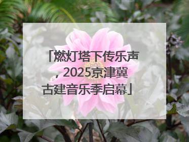 燃灯塔下传乐声，2025京津冀古建音乐季启幕