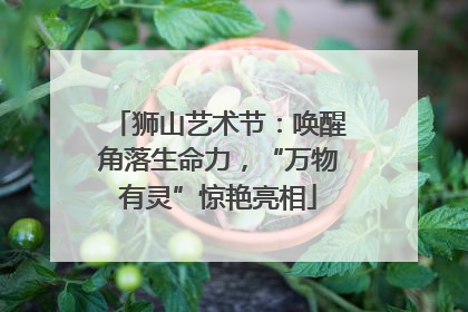 狮山艺术节：唤醒角落生命力，“万物有灵”惊艳亮相