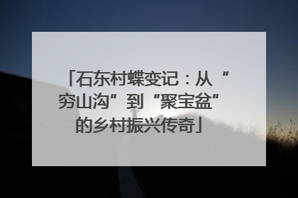 石东村蝶变记：从“穷山沟”到“聚宝盆”的乡村振兴传奇