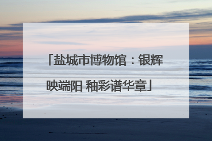 盐城市博物馆：银辉映端阳 釉彩谱华章