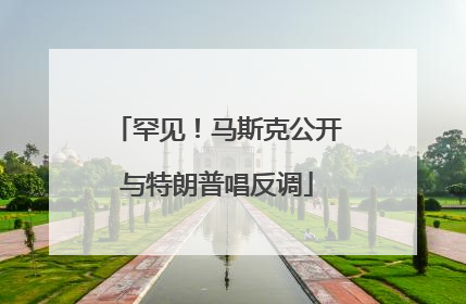罕见！马斯克公开与特朗普唱反调