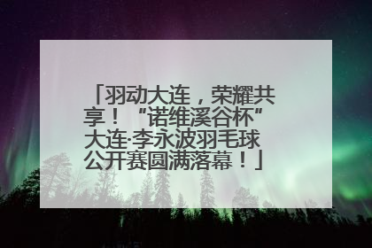 羽动大连，荣耀共享！“诺维溪谷杯”大连·李永波羽毛球公开赛圆满落幕！