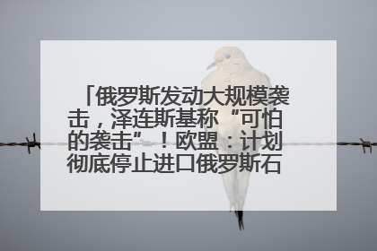 俄罗斯发动大规模袭击，泽连斯基称“可怕的袭击”！欧盟：计划彻底停止进口俄罗斯石油！油价飙涨