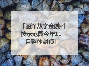 丽泽数字金融科技示范园今年11月整体封顶
