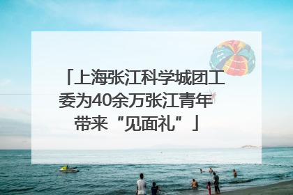 上海张江科学城团工委为40余万张江青年带来“见面礼”
