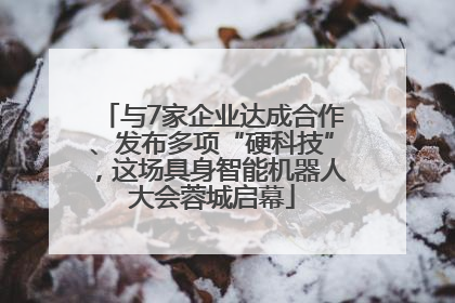 与7家企业达成合作、发布多项“硬科技”，这场具身智能机器人大会蓉城启幕