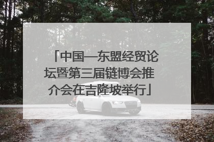 中国—东盟经贸论坛暨第三届链博会推介会在吉隆坡举行