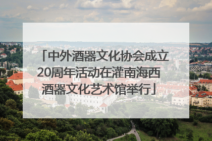 中外酒器文化协会成立20周年活动在灌南海西酒器文化艺术馆举行