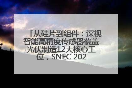 从硅片到组件：深视智能高精度传感器覆盖光伏制造12大核心工位，SNEC 2025诚邀见证