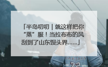 半岛叨叨｜就这样把你“蒸”服！当拉布布的风刮到了山东馒头界……