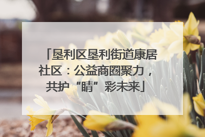 垦利区垦利街道康居社区：公益商圈聚力，共护“睛”彩未来