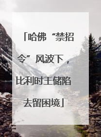 哈佛“禁招令”风波下，比利时王储陷去留困境