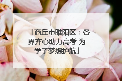 商丘市睢阳区：各界齐心助力高考 为学子梦想护航