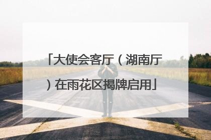 大使会客厅（湖南厅）在雨花区揭牌启用