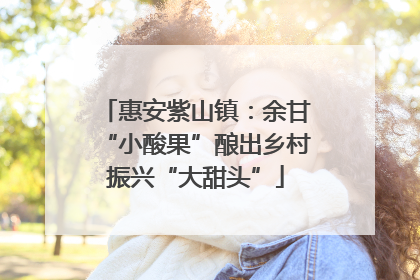 惠安紫山镇：余甘“小酸果”酿出乡村振兴“大甜头”
