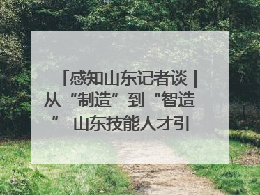 感知山东记者谈｜从“制造”到“智造” 山东技能人才引领产业升级