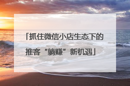 抓住微信小店生态下的推客“躺赚”新机遇