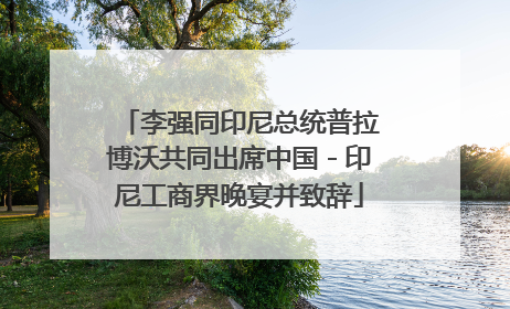 李强同印尼总统普拉博沃共同出席中国－印尼工商界晚宴并致辞