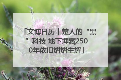 文博日历丨楚人的“黑”科技 地下埋藏2500年依旧熠熠生辉