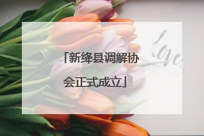 新绛县调解协会正式成立