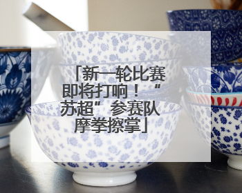 新一轮比赛即将打响！“苏超”参赛队摩拳擦掌