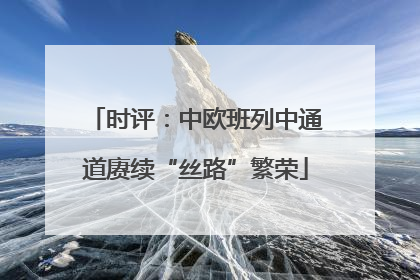 时评：中欧班列中通道赓续“丝路”繁荣