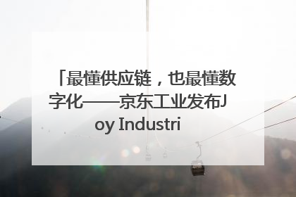 最懂供应链，也最懂数字化——京东工业发布Joy Industrial 重塑工业未来