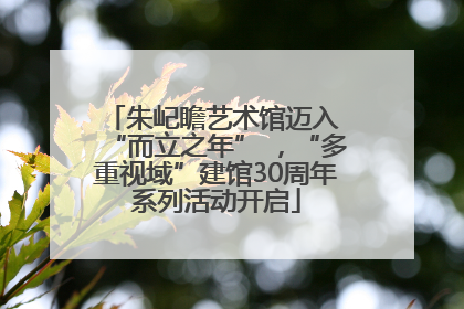 朱屺瞻艺术馆迈入 “而立之年” ，“多重视域”建馆30周年系列活动开启