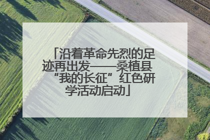 沿着革命先烈的足迹再出发——桑植县“我的长征”红色研学活动启动