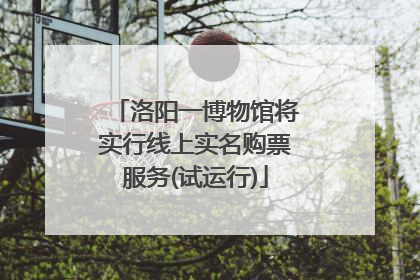 洛阳一博物馆将实行线上实名购票服务(试运行)