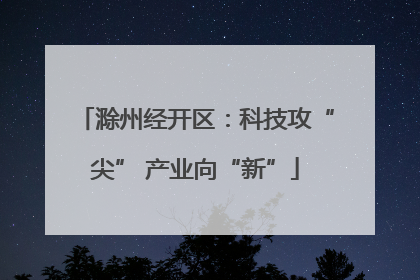 滁州经开区：科技攻“尖” 产业向“新”