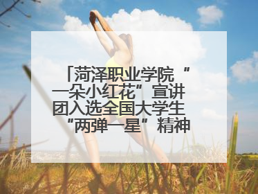菏泽职业学院“一朵小红花”宣讲团入选全国大学生“两弹一星”精神宣讲团