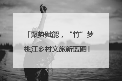 聚势赋能，“竹”梦桃江乡村文旅新蓝图