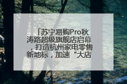 苏宁易购Pro秋涛路超级旗舰店启幕，打造杭州家电零售新地标，加速“大店攻略”全省布局