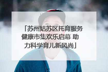 苏州姑苏区托育服务健康市集欢乐启幕 助力科学育儿新风尚