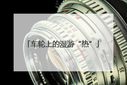 车轮上的漫游“热”