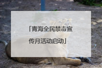 青海全民禁毒宣传月活动启动