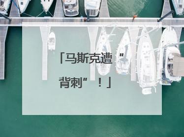 马斯克遭“背刺”！