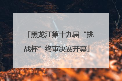 黑龙江第十九届“挑战杯”终审决赛开幕