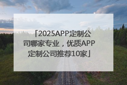 2025APP定制公司哪家专业，优质APP定制公司推荐10家