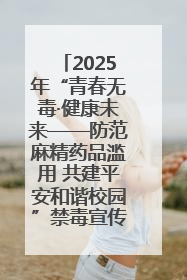 2025年“青春无毒·健康未来——防范麻精药品滥用 共建平安和谐校园”禁毒宣传专题活动在咸宁举行