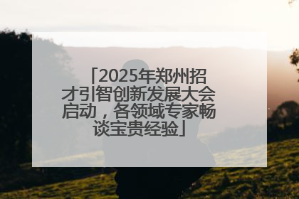 2025年郑州招才引智创新发展大会启动，各领域专家畅谈宝贵经验
