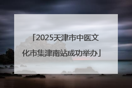 2025天津市中医文化市集津南站成功举办